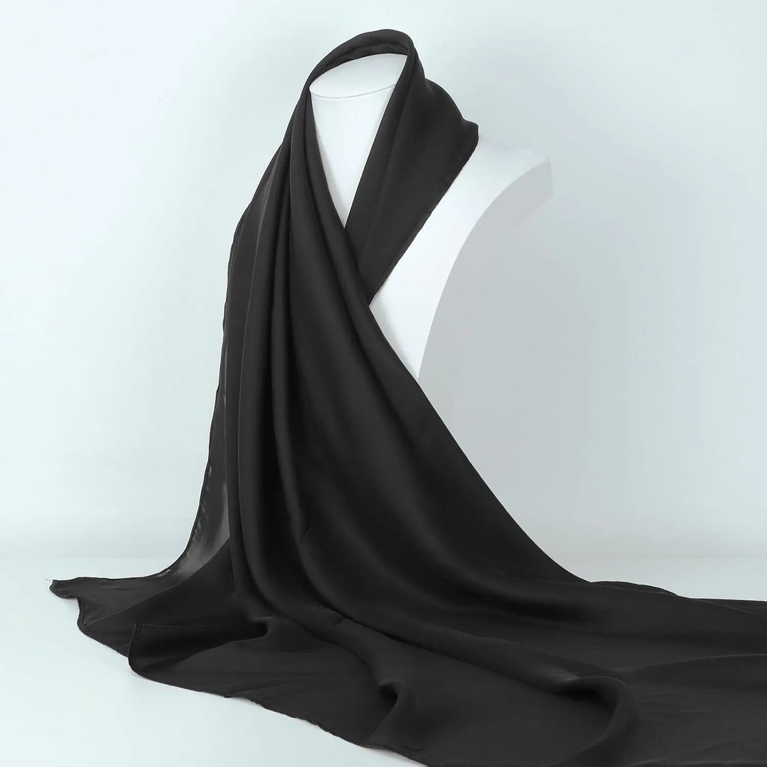 RIIQIICHY 35 Inch Head Scarf for Women Hair Scarf Like Silk Scarf Square Scarf Bandanas for Women