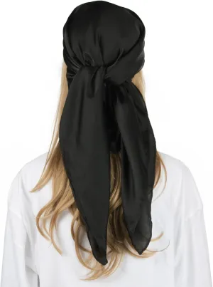 RIIQIICHY 35 Inch Head Scarf for Women Hair Scarf Like Silk Scarf Square Scarf Bandanas for Women