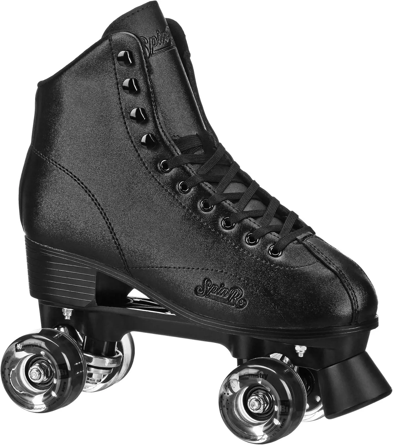 Roller Derby Reewind | Spinr High-top Roller Skates for Women & Men | Indoor/Outdoor Skates | Quad Skates