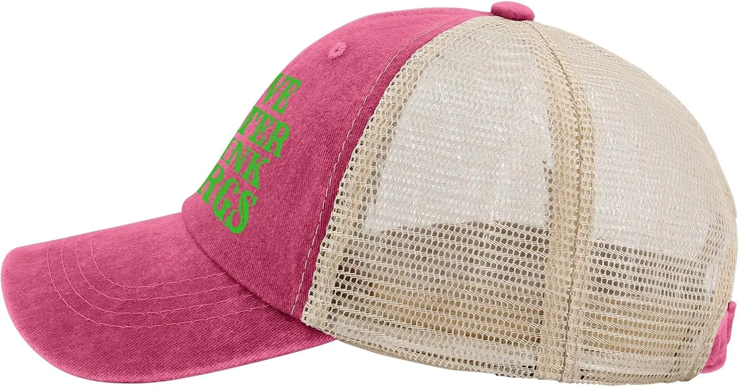Save Water Drink Margs Trucker Hat Men Funny Mesh Cap for Summer