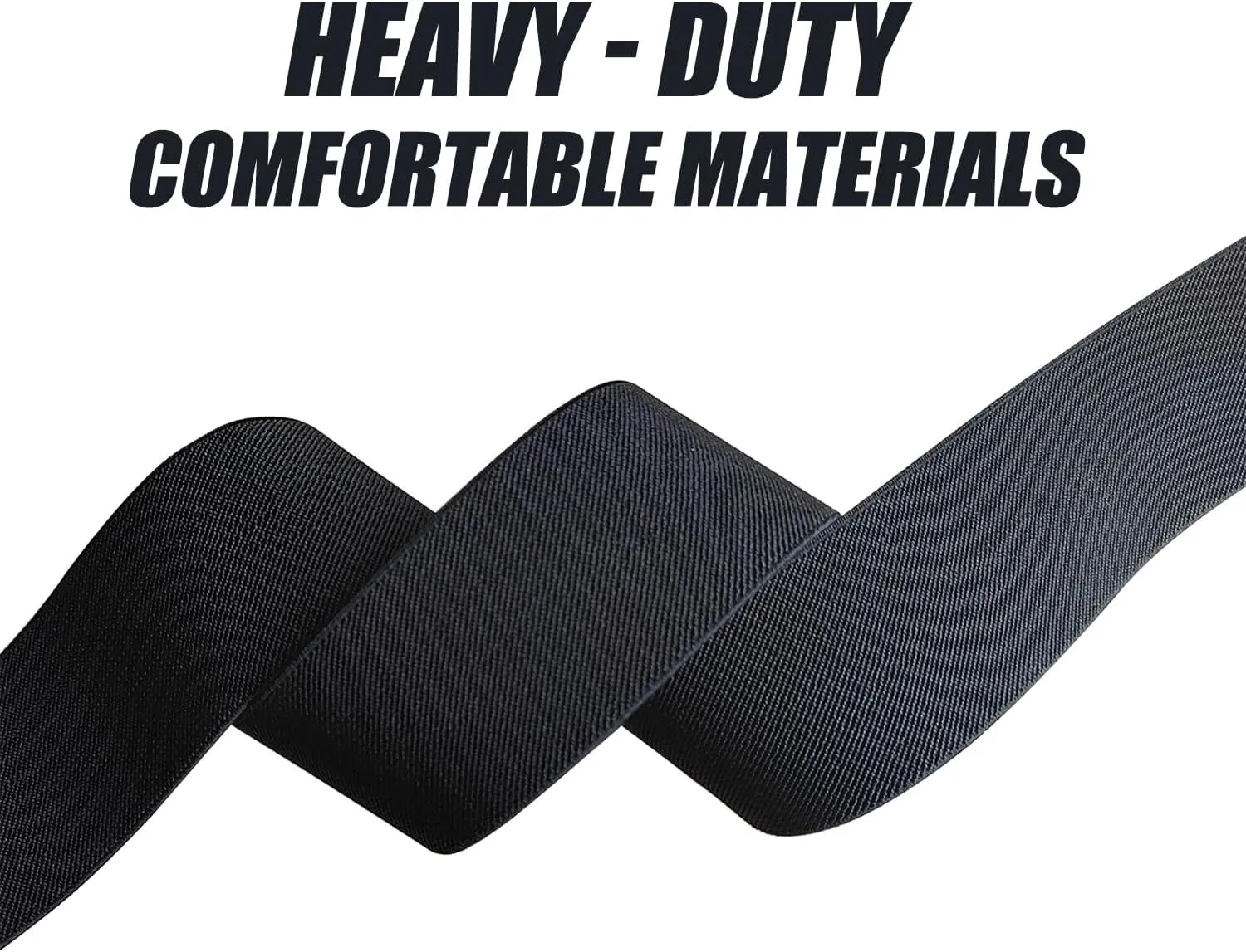 Suspenders for Men Heavy Duty,2 inch Elastic Adjustable Mens Suspenders with Clips for Seniors Friends Husband