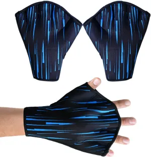 Swimming Gloves Aquatic Swim Training Glove Neoprene Webbed Fitness and Water Aerobics Resistance Gloves for Men Women Children