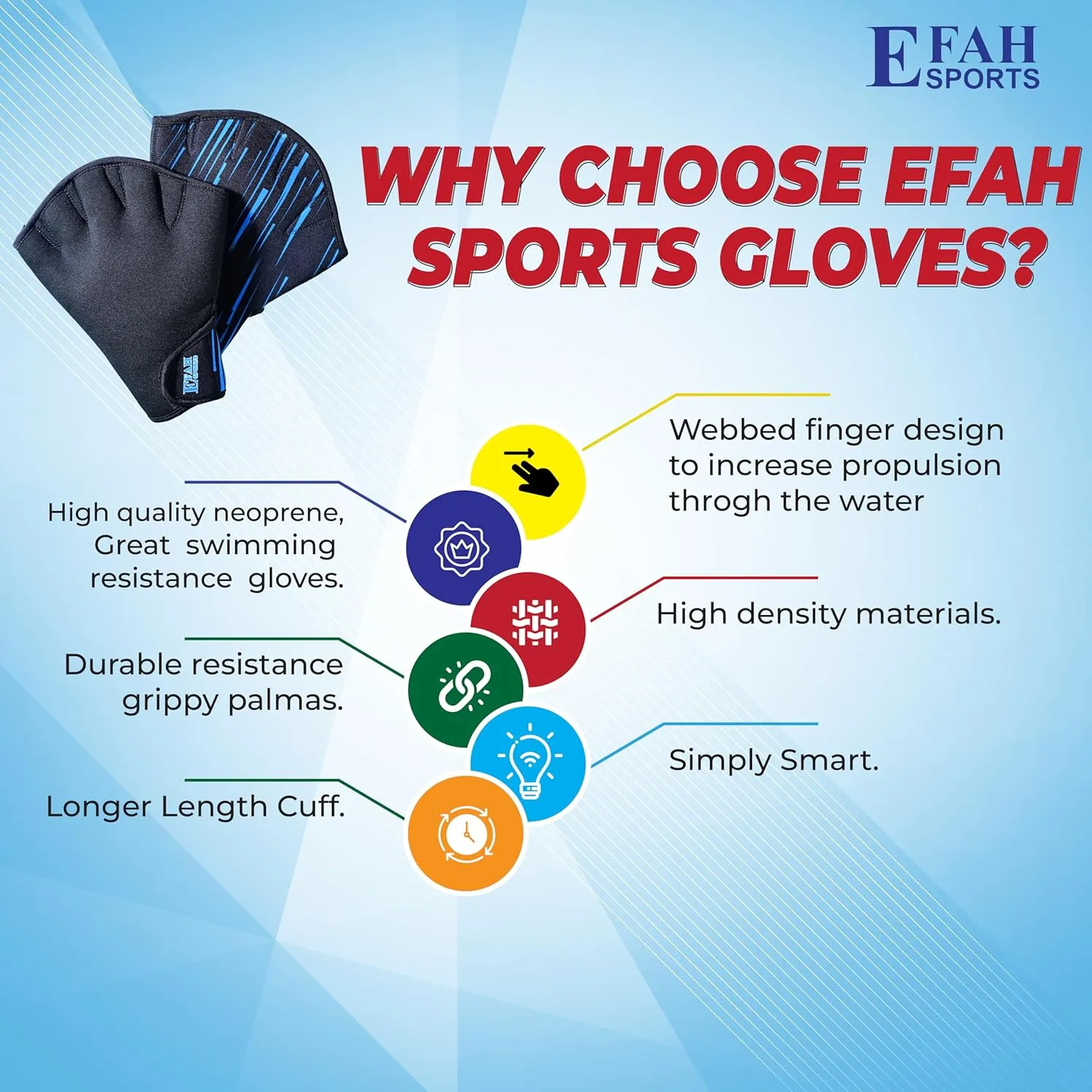 Swimming Gloves Aquatic Swim Training Glove Neoprene Webbed Fitness and Water Aerobics Resistance Gloves for Men Women Children