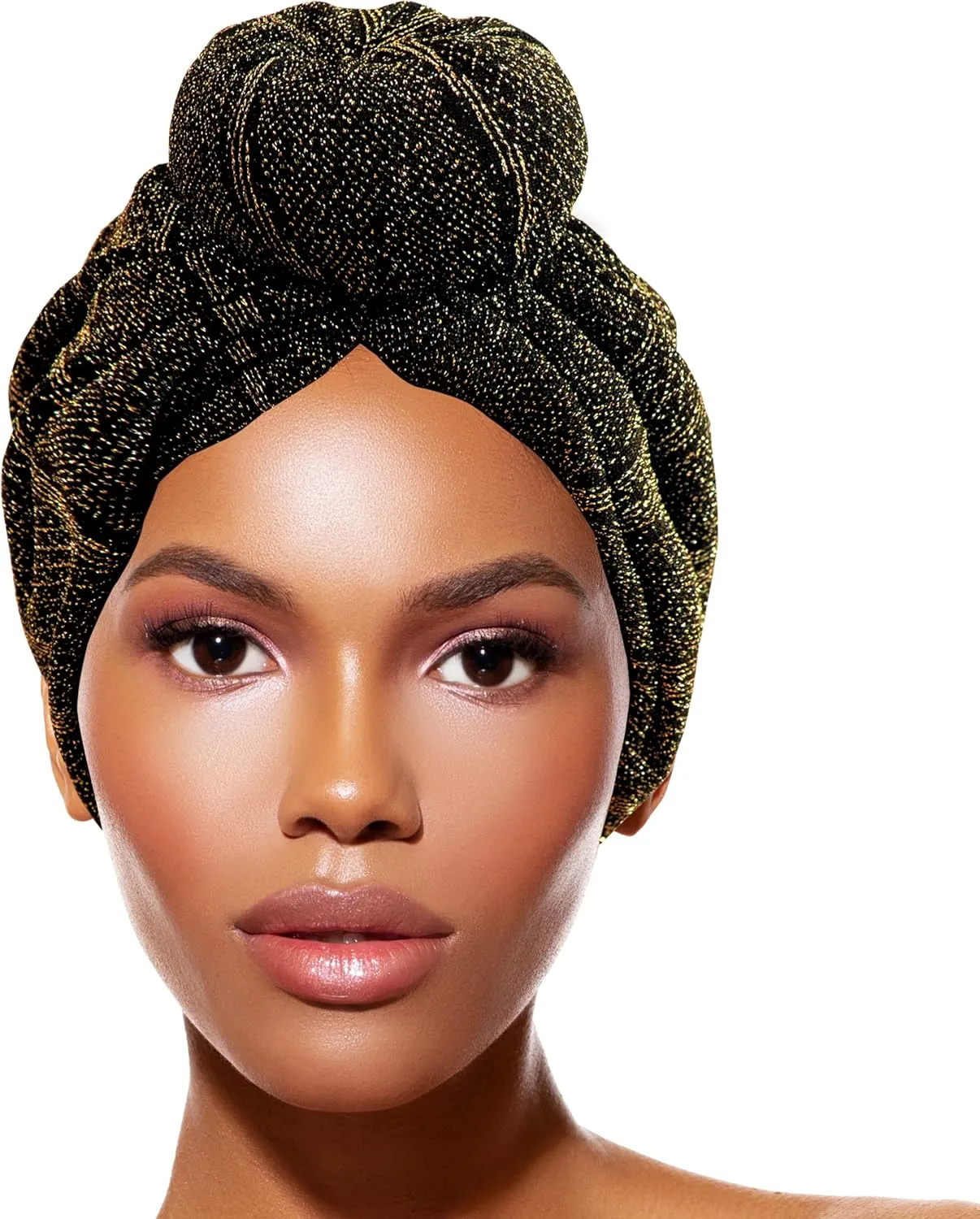 TouchUps Hair Bun Cap Hair Protection Head Wrap Hairbun Cap Wrap African Turban Pattern Headwrap Headscarf