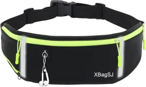 Travel Bum Bags, RFID Blocking Undergarment Waist Pouch, Black