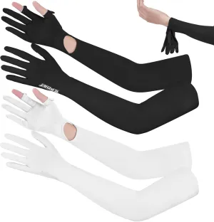 UV Protection Gloves - Non Slip Touchscreen Sun Protection Driving Fishing Gloves