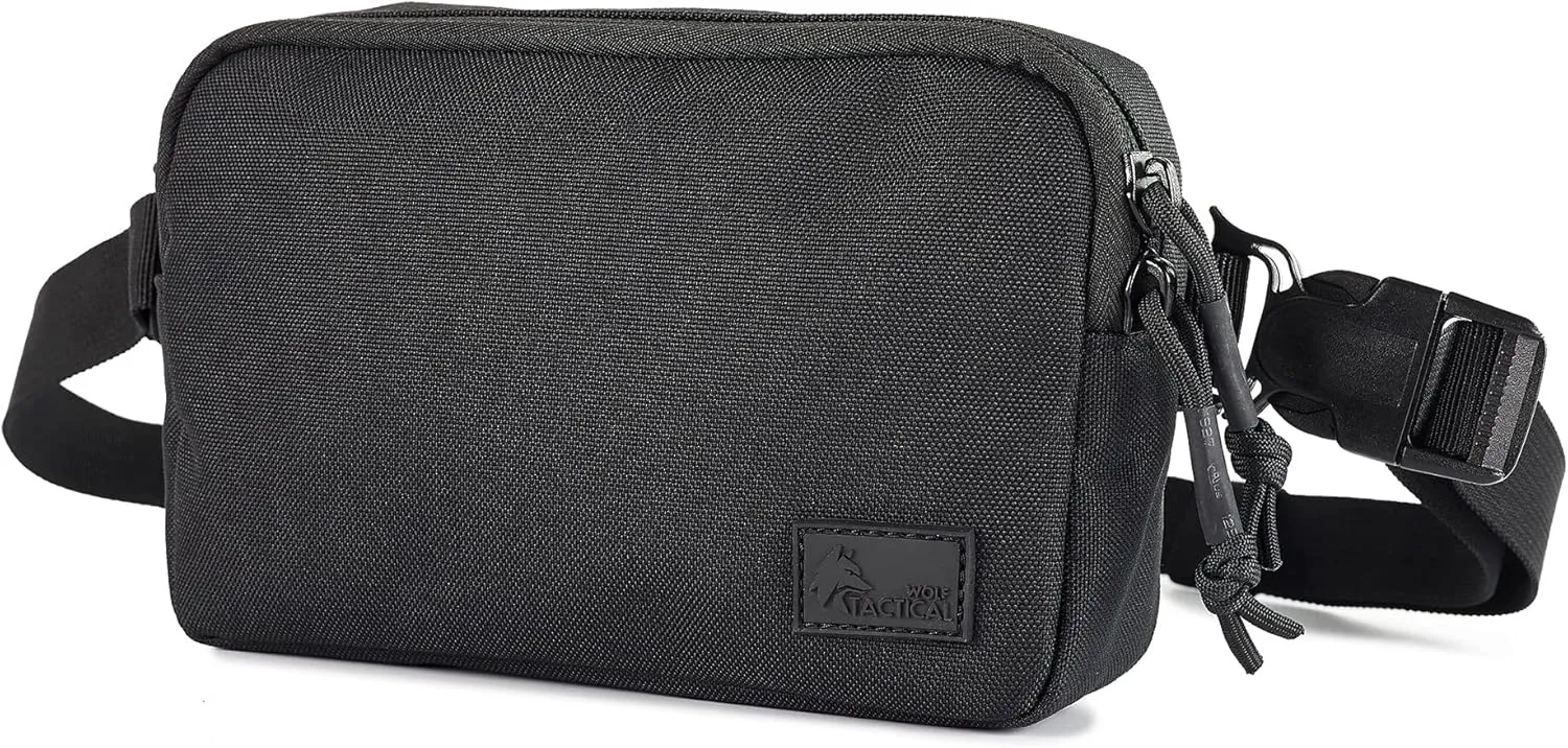 WOLF TACTICAL Fanny Pack For Men - Dangler Pouch Concealed Carry Waist Pack Drop Pouch