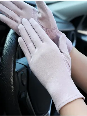 Women Summer-UV-Protection-Gloves Touchscreen-Driving-Gloves with Non-Slip