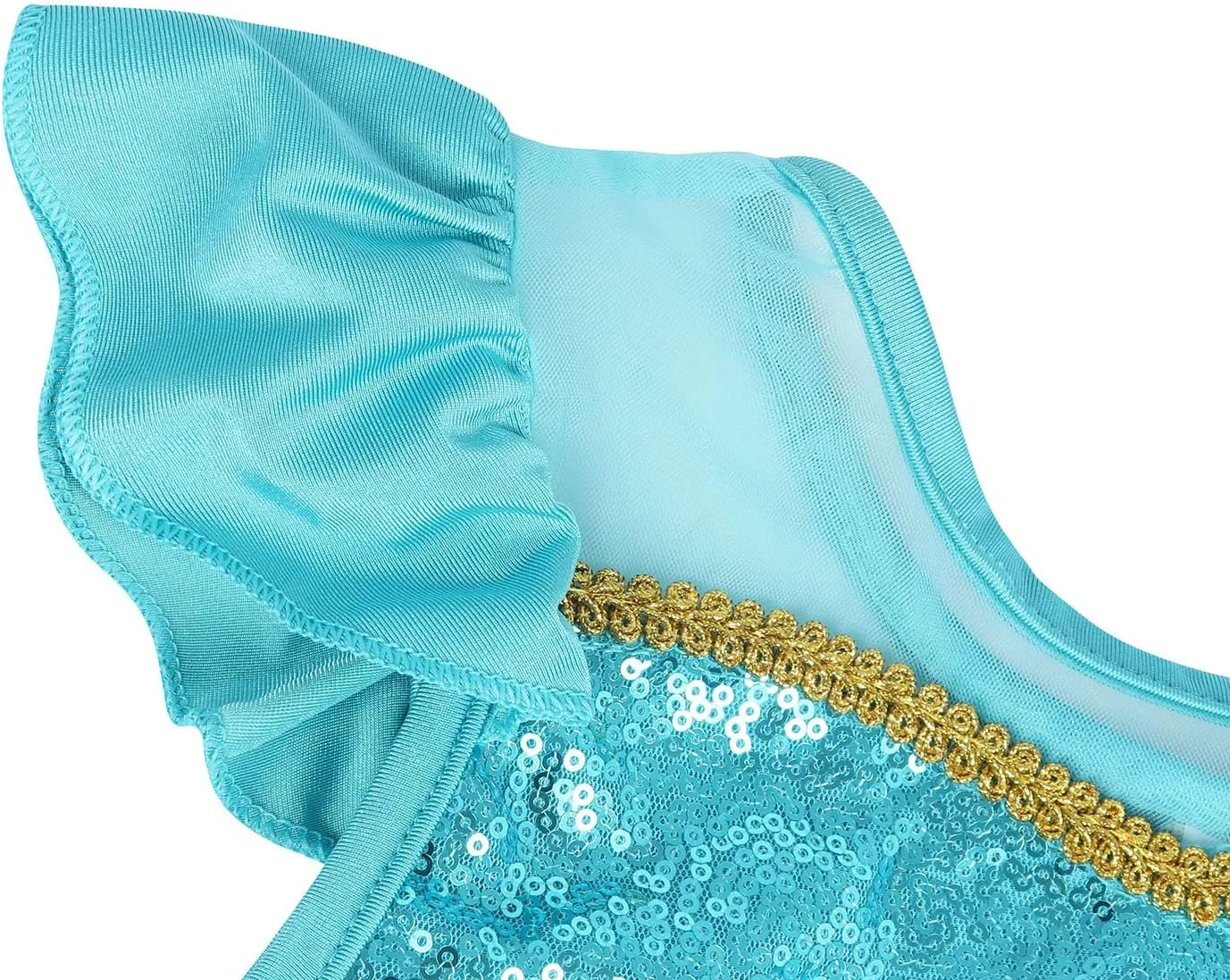 WonderBabe Girls Princess Two Piece Swimsuit Kids Bathing Suits Ruffles Fancy Swimwear Surf Beach Summer Swimming Tankini Set