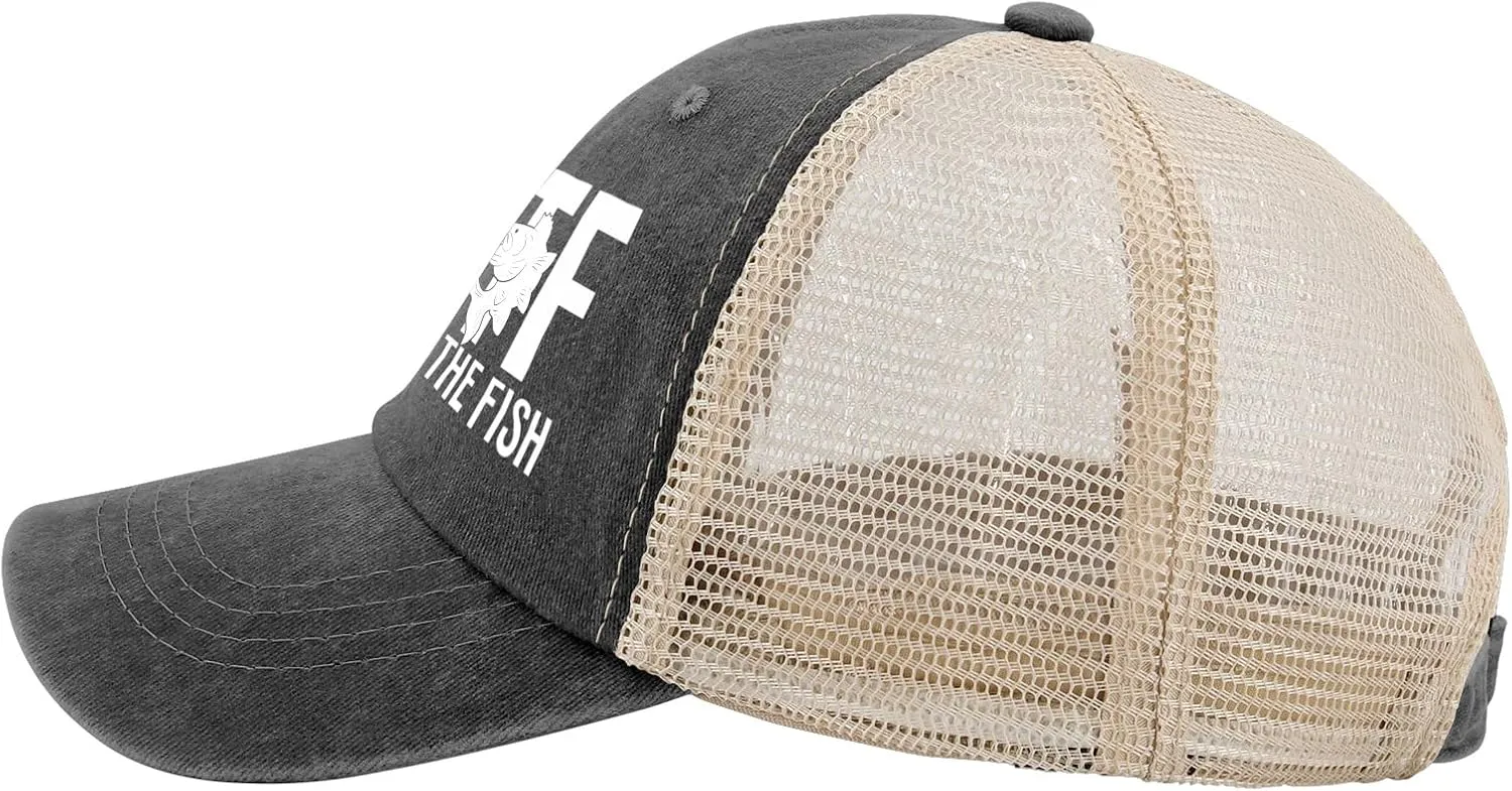 WTF Where's The Fish Hat for Women Dad Hats with Design Caps