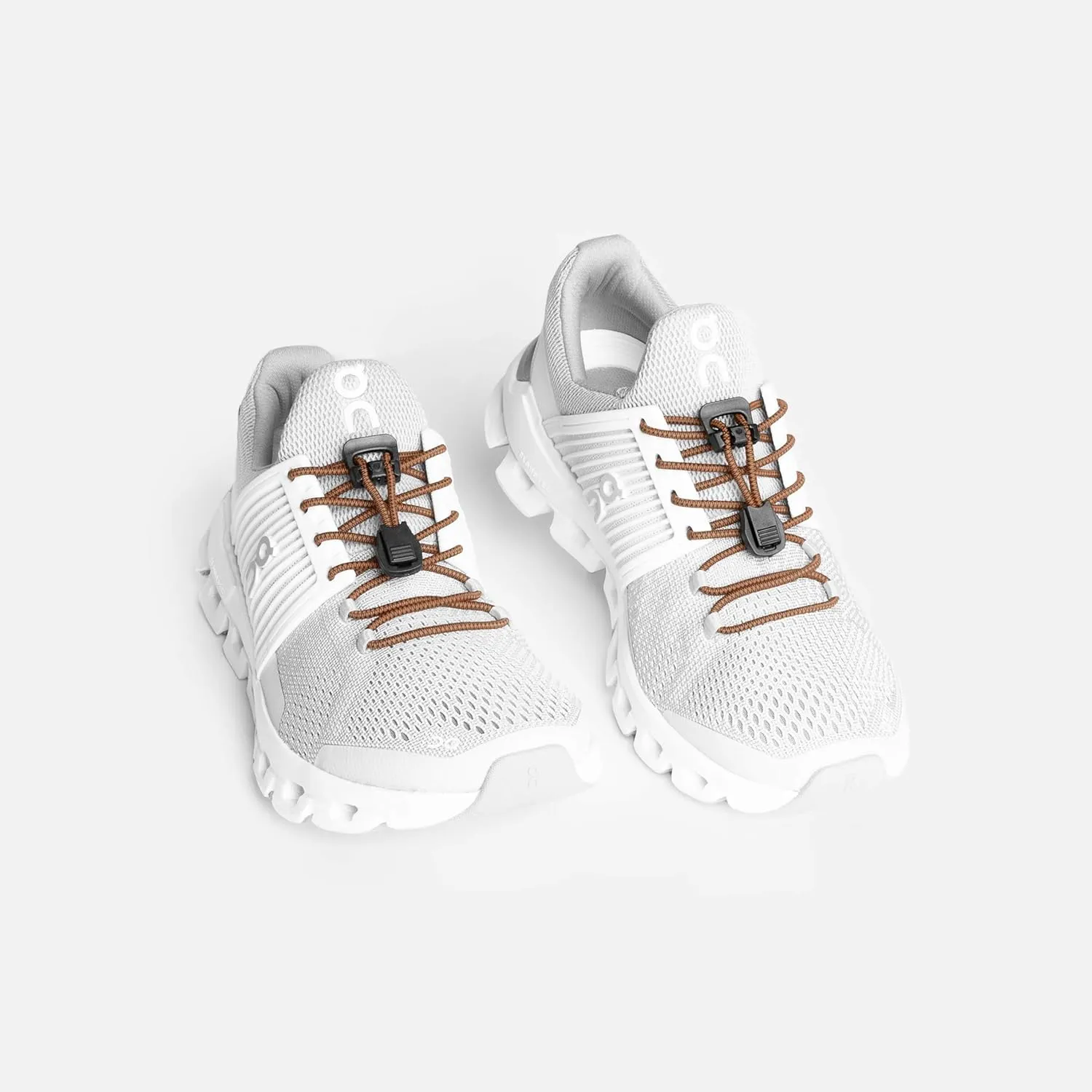 Xpand Round Lacing. Elastic No Tie Shoelaces - Quick Release Tension Control - One Size Fits All Adult and Kids Shoes