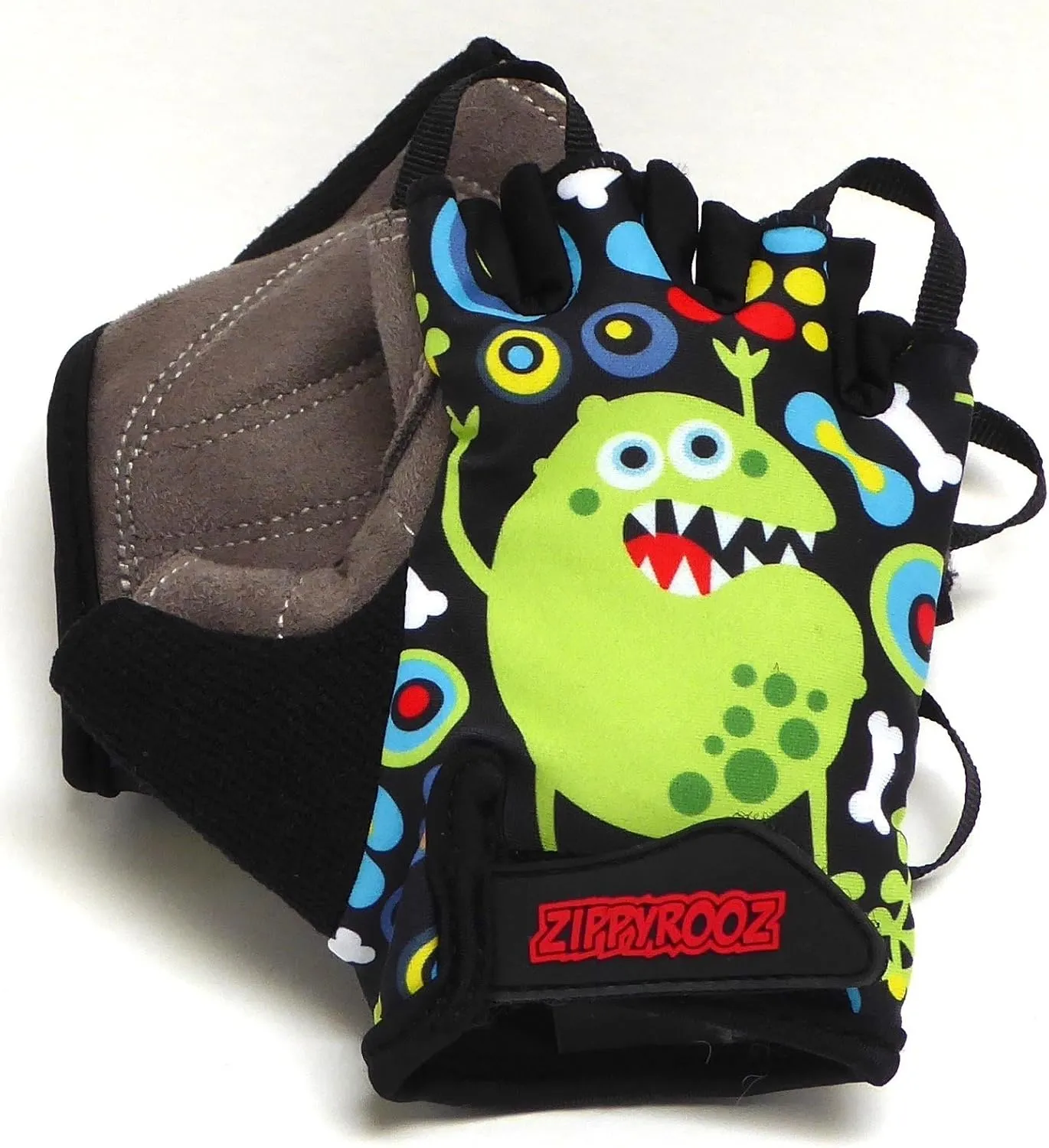 ZippyRooz Toddler & Little Kids Bike Gloves for Balance and Pedal Bicycles for Ages 1-8 Years Old. 8 Designs for Boys & Girls