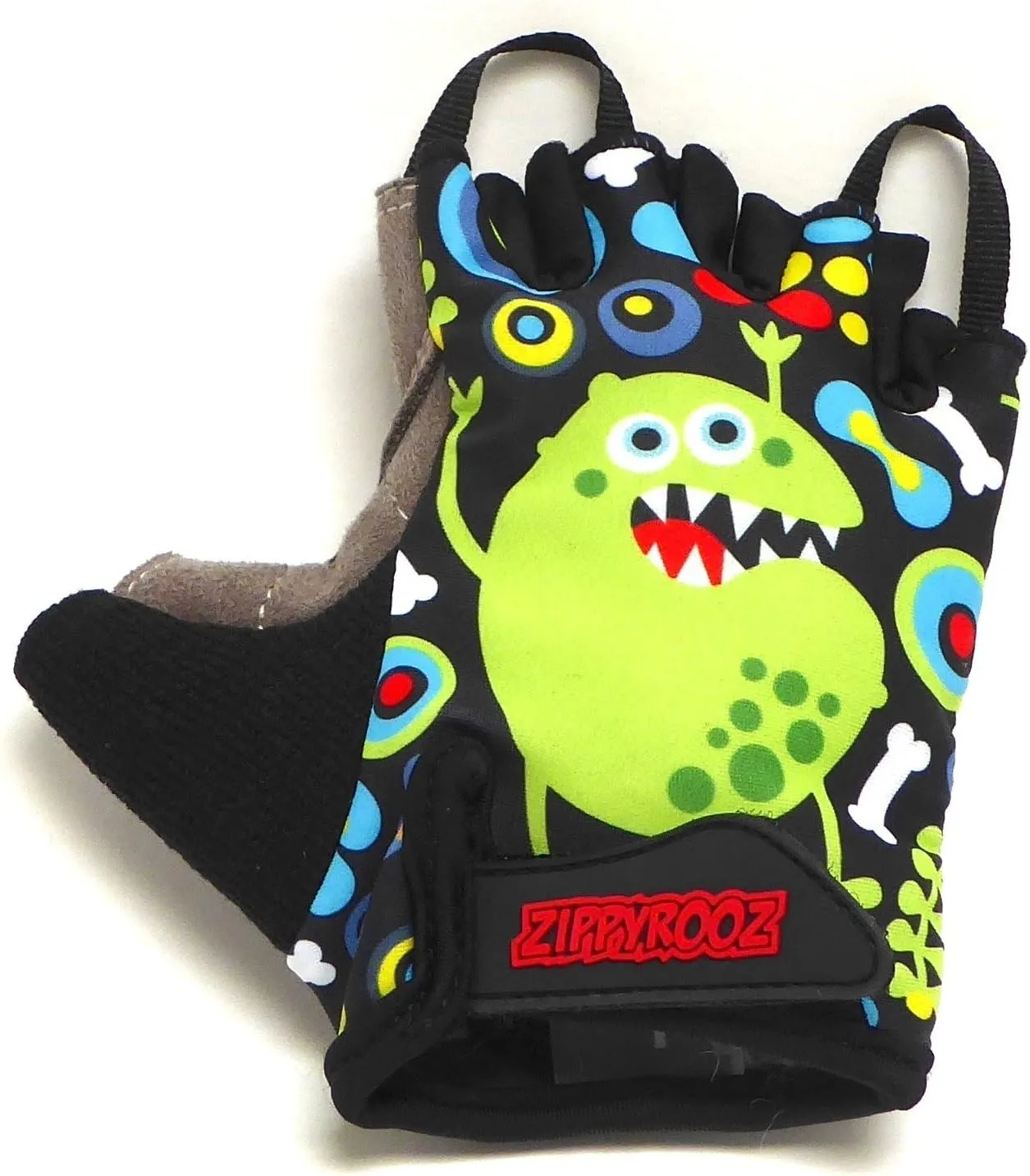 ZippyRooz Toddler & Little Kids Bike Gloves for Balance and Pedal Bicycles for Ages 1-8 Years Old. 8 Designs for Boys & Girls