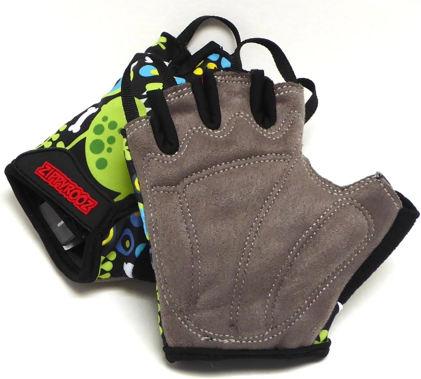 ZippyRooz Toddler & Little Kids Bike Gloves for Balance and Pedal Bicycles for Ages 1-8 Years Old. 8 Designs for Boys & Girls